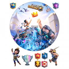 Вафельна картинка Clash Royale з кубком