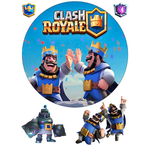 Вафельная картинка Clash Royale