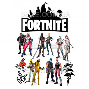 Вафельна картинка Fortnite 1