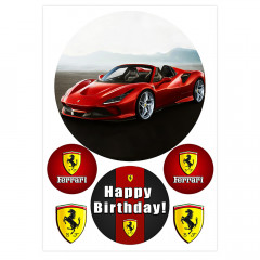 Вафельна картинка Ferrari