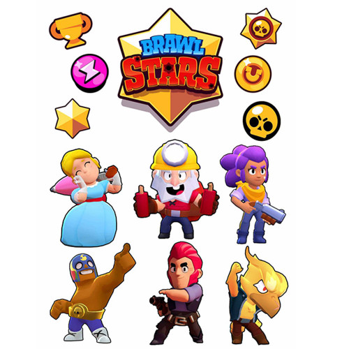 Вафельна картинка Brawl Stars 1