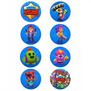 Вафельная картинка Brawl Stars на капкейки