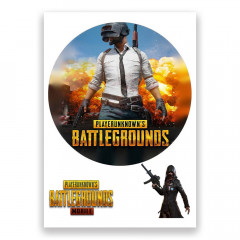 Вафельна картинка Battlegrounds