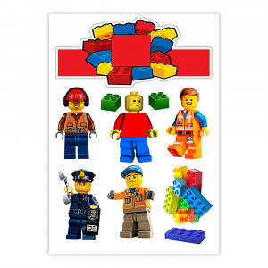 Вафельна картинка Фігурки Lego