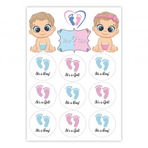 Вафельная картинка Girl or Boy 4