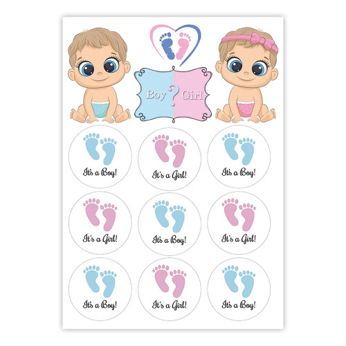 Вафельная картинка Girl or Boy 4