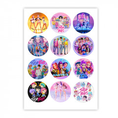  Вафельная картинка Хантрикс на капкейки