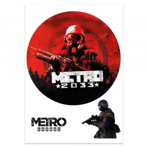 Вафельная картинка Metro 2033