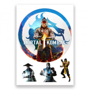 Вафельная картинка Mortal Kombat 