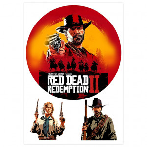 Вафельна картинка Red Dead Redemption 2