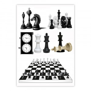 Вафельная картинка Шахматы