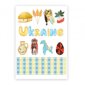 Вафельная картинка Украинские символы 2