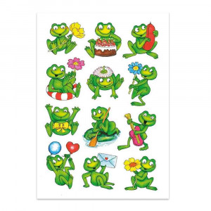 Вафельна картинка Веселі жабенята 
