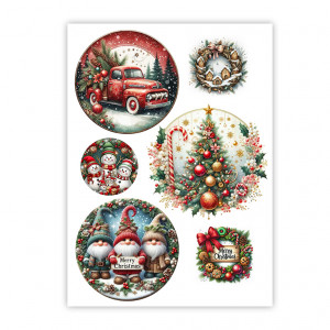 Вафельная картинка Зимняя сказка