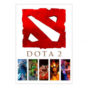 Вафельная картинка Dota 2