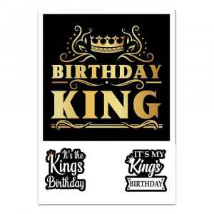 Вафельная картинка С Днем рождения наш Король