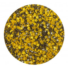 Кондитерська посипка Перламутровий мікс №10 жовтий 100 г