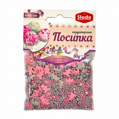 Посыпка фигурная микс Розовые проделки Slado 50 г