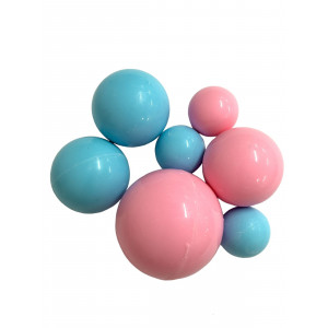 Шоколадні Сфери Рожево-Блакитні 7 шт