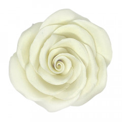 Шоколадная фигурка Роза белая 80 мм