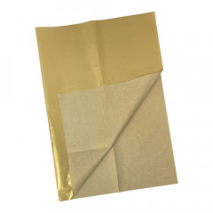 Бумага тишью металлизированная Золото, 50*70 см, 5 шт