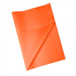 Бумага тишью оранжевая Autumn orange 50*70 см 5 шт 
