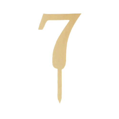 Пластиковий топер-цифра 7