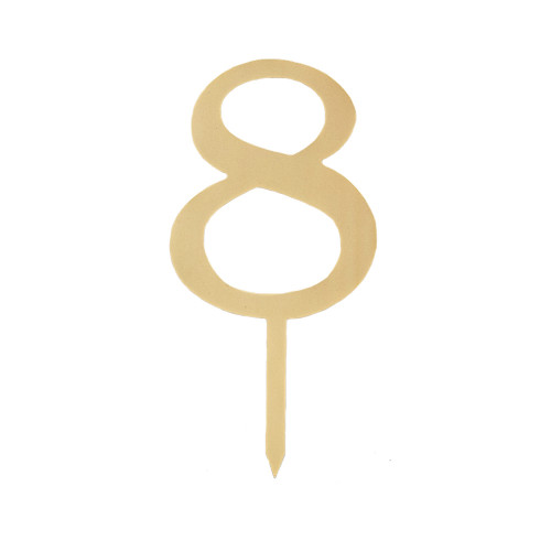 Пластиковий топер-цифра 8