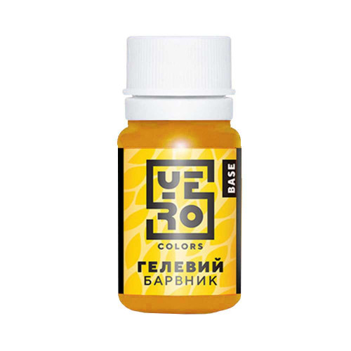 Краситель гелевый YERO Colors Желтый 10 г