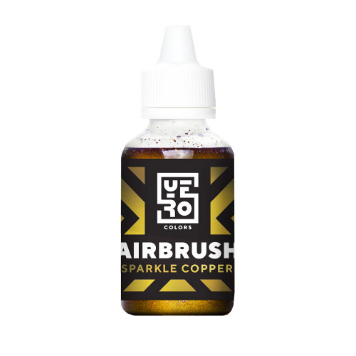 Краситель для аэрографа YERO Colors спаркл Медь 70 г