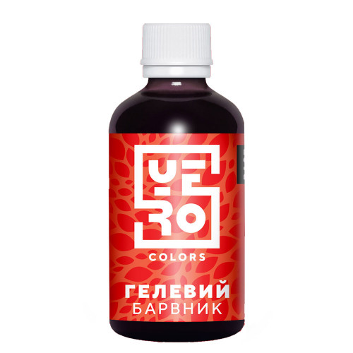 Краситель гелевый YERO Colors Красный 70 г