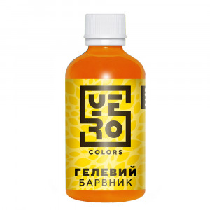 Краситель гелевый YERO Colors Желтый 70 г 