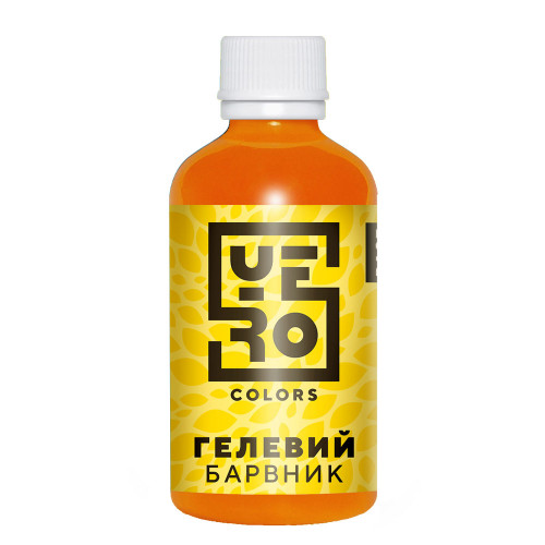 Краситель гелевый YERO Colors Желтый 70 г 