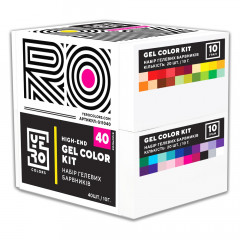 Набор гелевых красителей YERO Colors 40 цветов по 10г