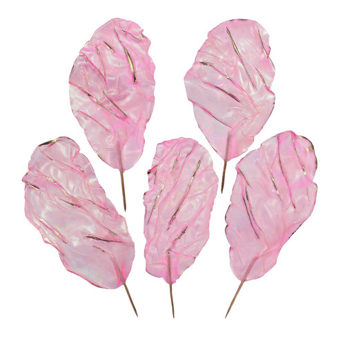 Набір Рисові вітрила рожеві з золотом