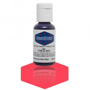 Краска AmeriColor Коралловый красный 21 гр