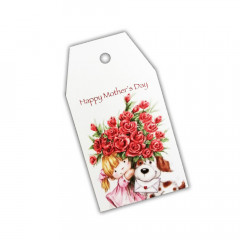 Бирки для подарков Happy Mother's Day 5шт