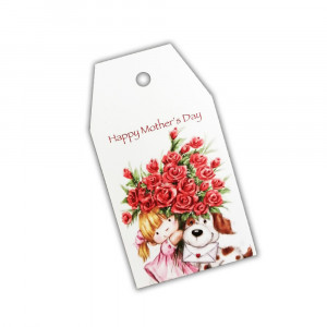 Бирки для подарков Happy Mother's Day 5шт