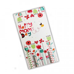 Открытка Happy Mom's Day 7.3х13.5 см