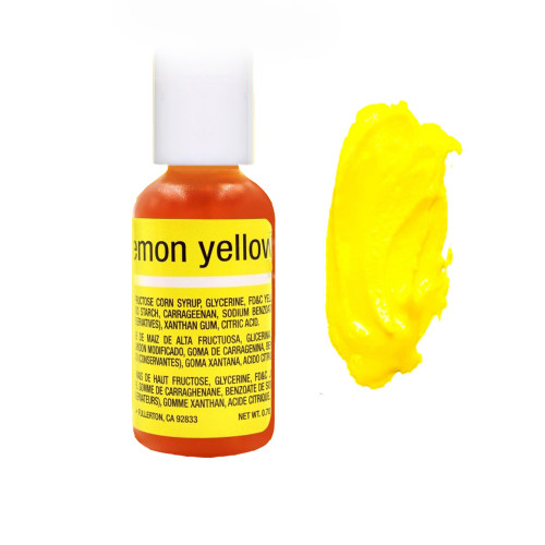 Барвник гелевий Chefmaster Lemon Yellow, 20 г