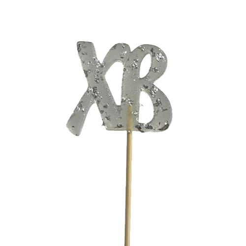 Леденец из изомальта ХВ с сусальным серебром