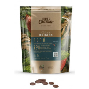 Шоколад экстра черный Peru 72% Luker Chocolate 2.5 кг
