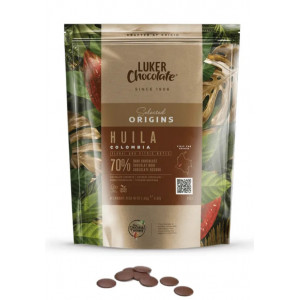 Шоколад экстра черный Huila 70% Luker Chocolate 2.5 кг