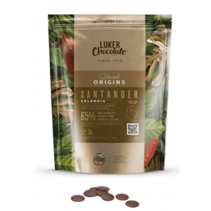 Шоколад черный Santander 65% Luker Chocolate 2.5 кг