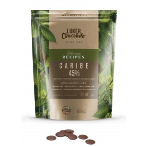 Шоколад молочний Caribe 45% Luker Chocolate 2,5 кг