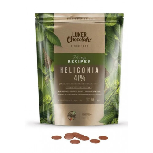 Шоколад молочный Heliconia 41% Luker Chocolate 2,5 кг