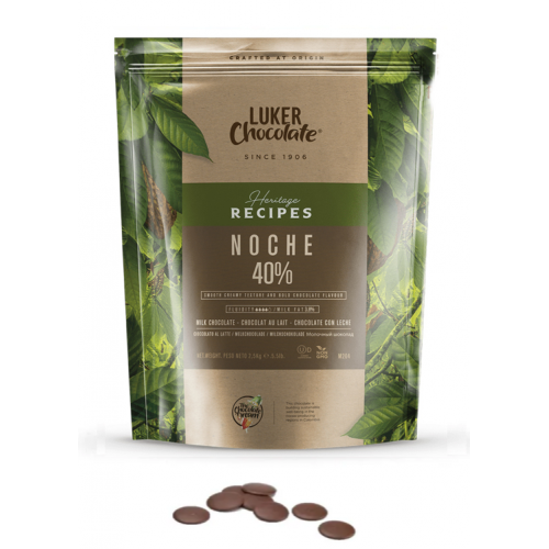 Шоколад молочный Noche 40% Luker Chocolate 2,5 кг