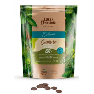 Шоколад черный без сахара Cumbre 58% Luker Chocolate 2,5 кг