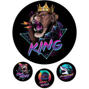 Вафельная картинка Лев King