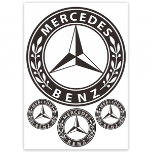 Вафельна картинка Mercedes